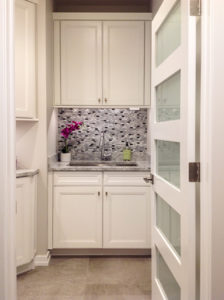 Super Storage Laundry entrance sink view