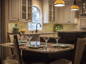 Three Level, Two-Toned Kitchen