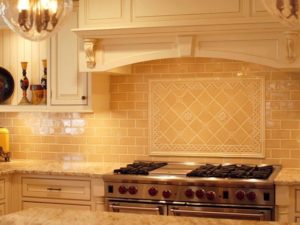 Beautiful subway tile backsplash in our client’s lovely kitchen! #subwaytilebacksplash #njkitchendesign #whitekitchencabinets #designnj