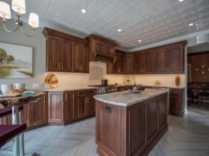 Warm Walnut Kitchen & Laundry Room Renovation