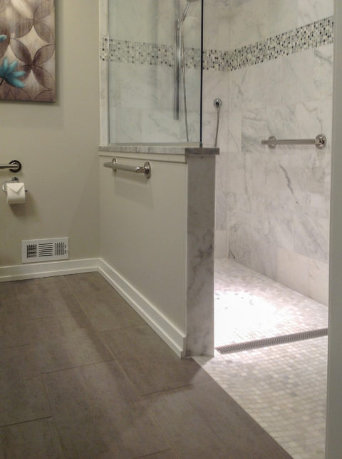 bathroom using Schluter