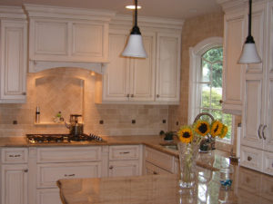 Before and after of our client’s kitchen transformation! New arched window, cabinetry, appliances, granite countertops and lighting complete this beautiful remodel. #kitchenbeforeandafter #whitekitchen #granitecountertops #kitchendesign #newjerseykitchensdesign #designnj #kitchenpendants #njdesigner #newjerseykitchenremodeler #njkitchenremodeler