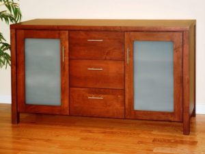 Custom modern furniture piece for our client’s newly renovated bedroom! We love the clean lines! #customfurniture #modernfurniture #cleanlines #customcabinetry #simplydesigned #woodcabinets #frostedglassdoors #designnj #webuildcustom #customkitchensandbaths #njkitchendesign