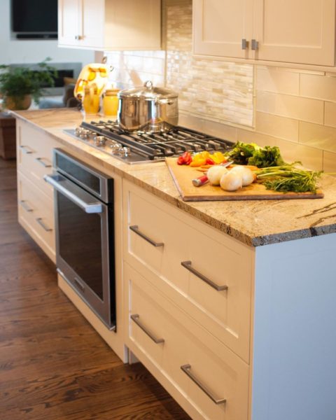 All the ingredients for a great pot of stew! #njlife #kitchenremodel #shakercabinets #granitecountertops #stainlessappliances #gascooktop #openfloorplan #newjerseykitchens #designnj
