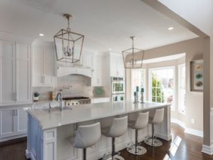 Monday morning view of our client’s beautiful kitchen!
#kitchendesign #mondaymotivation #designnj #newjerseykitchendesign #kitchenislanddesign #mondaymood #whitecabinets #islandseating #kitchenremodel